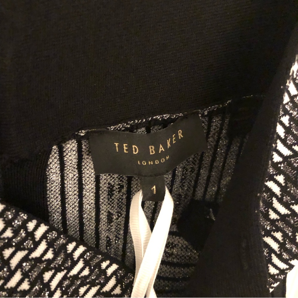 NWT Ted Baker Yolinii Bardot Off-the-Shoulders Bodycon Dress TB 1 - Picture 8 of 13